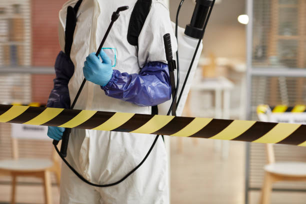 Professional Biohazard technician working in Stamford, TX